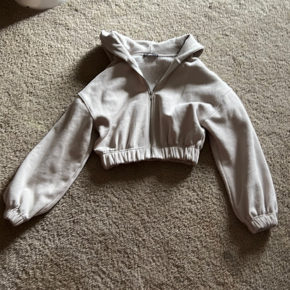Zara Cropped Hoodie